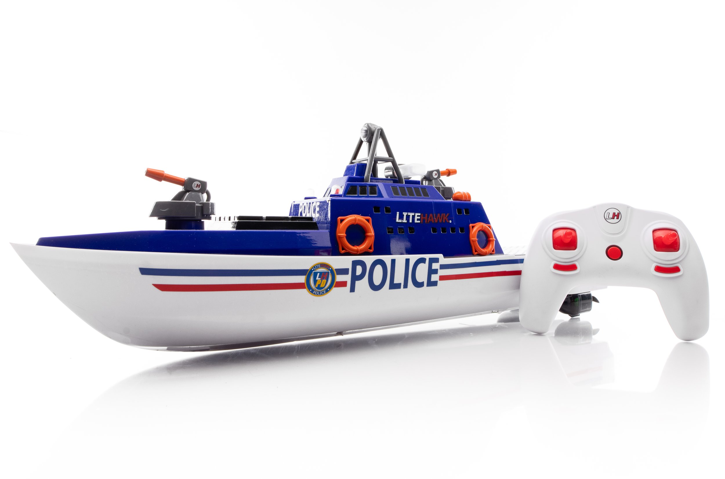 Remote control best sale police boat